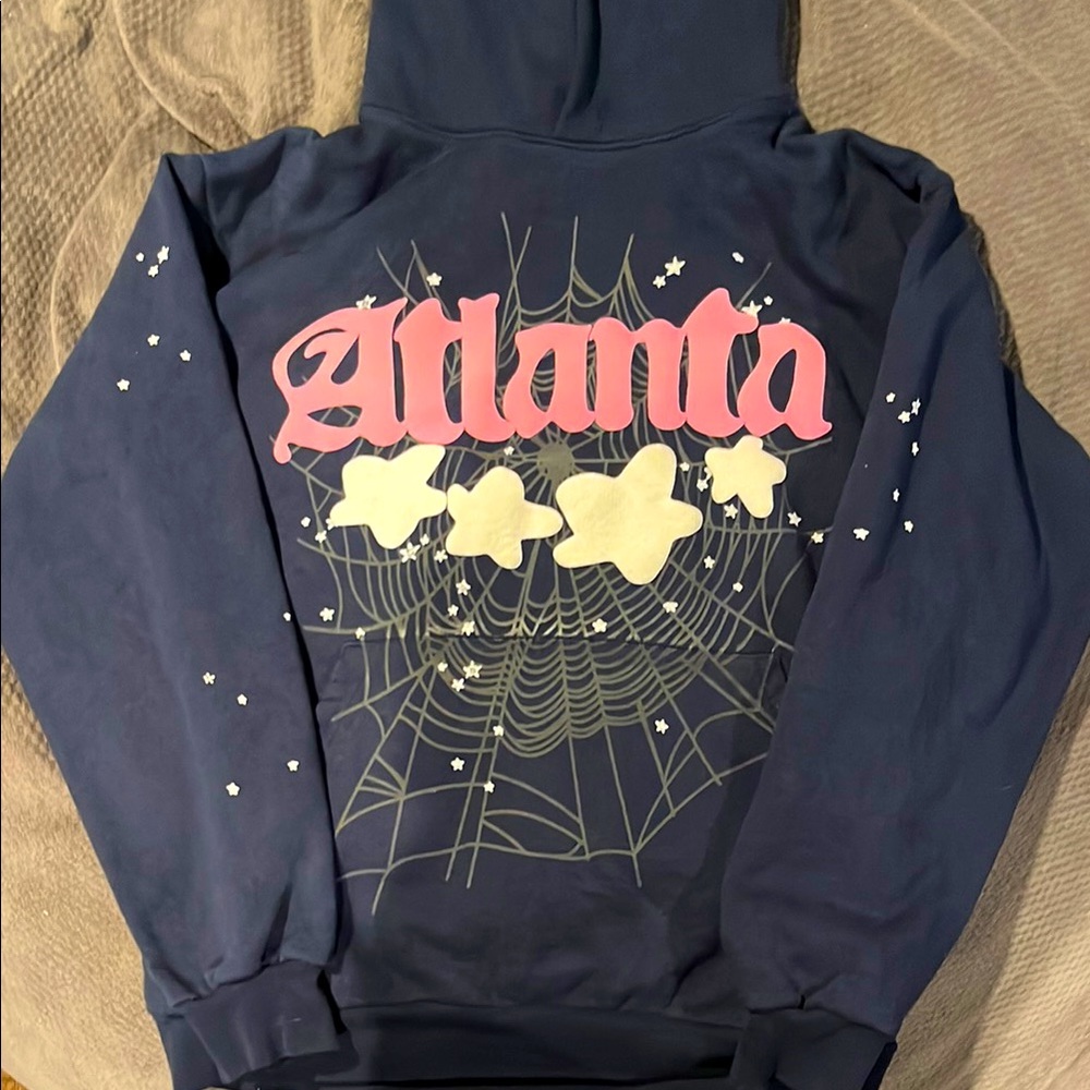 Navy blue Atlanta Sp5der sweatshirt men’s medium very good condition